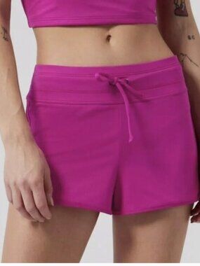 EUC Athleta Surge Swim Short ✧  Electric Fuchsia ✧ Size L